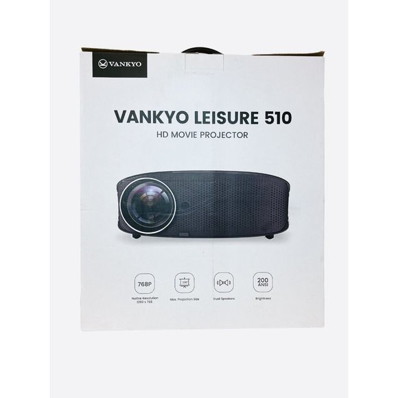 VANKYO Other - VANKYO Leisure 510 HD Movie Projector, Video Projector with 230" Projection Size